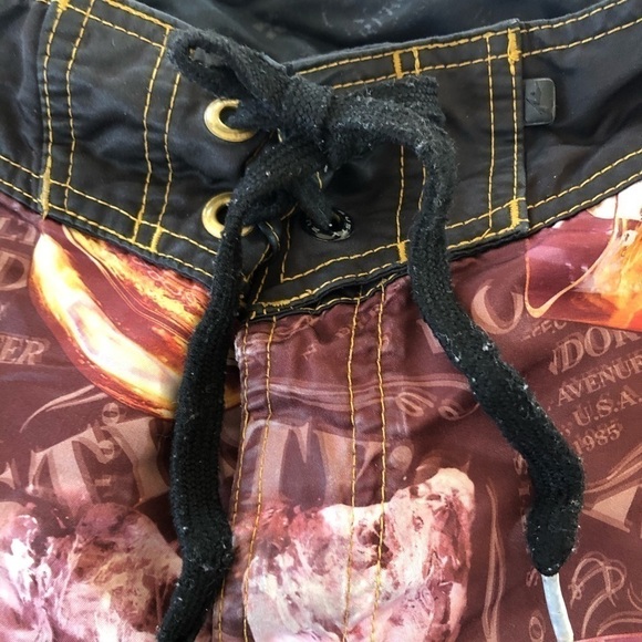 RUSTY Whiskey Bourbon Glasses Boardshorts 30 - Picture 6 of 8